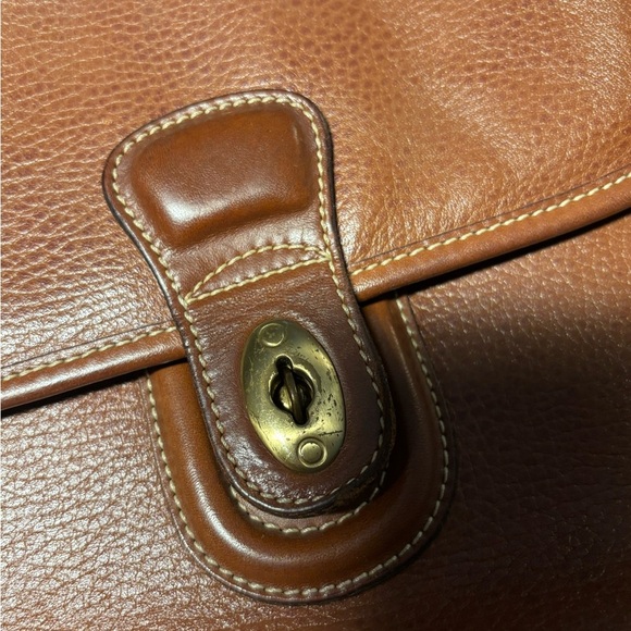 Coach Sheridan Mayfield Brown Pebbled‎ Leather Crossbody Bag - Picture 10 of 14